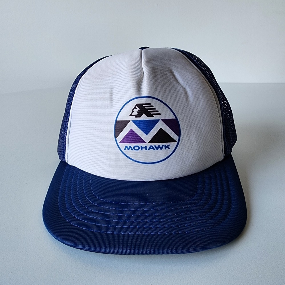 Vintage Mohawk‎ Trucker Hat Snapback 80s Mesh Back Baseball Cap Gas Station ***